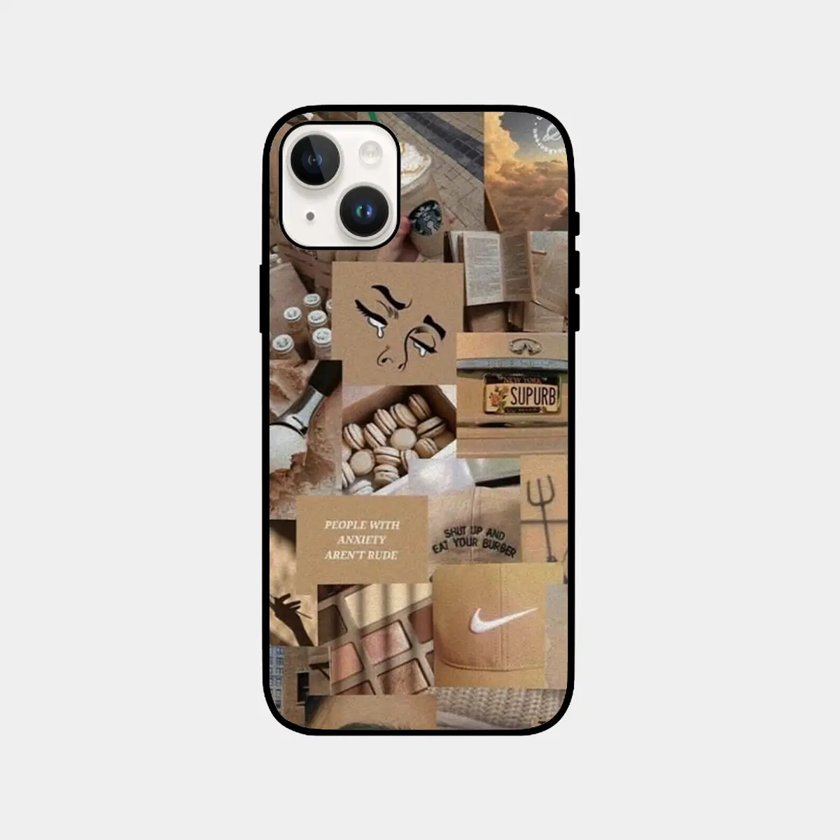 Brown Aesthetics Phone Cover