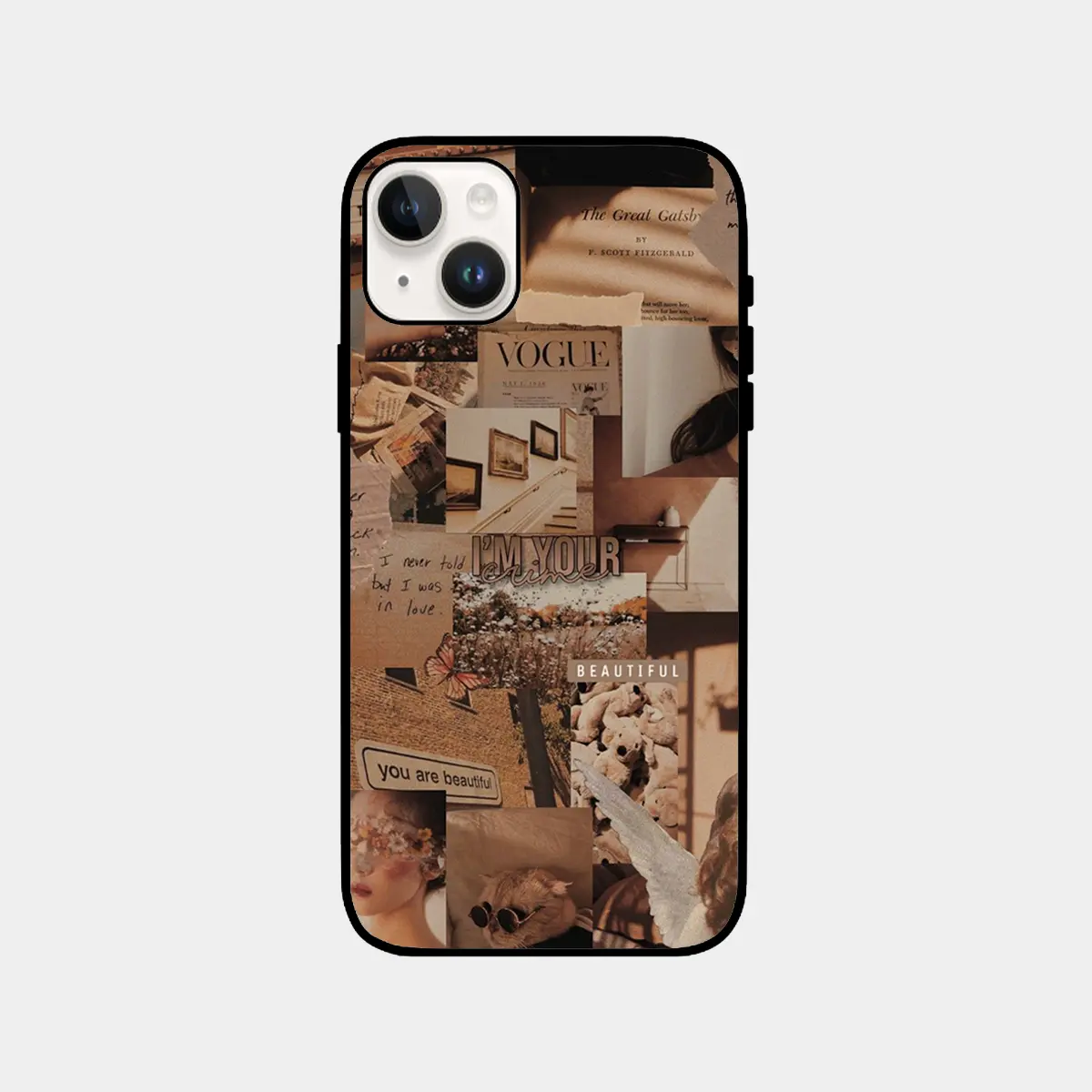 Brown Aesthetics Phone Cover