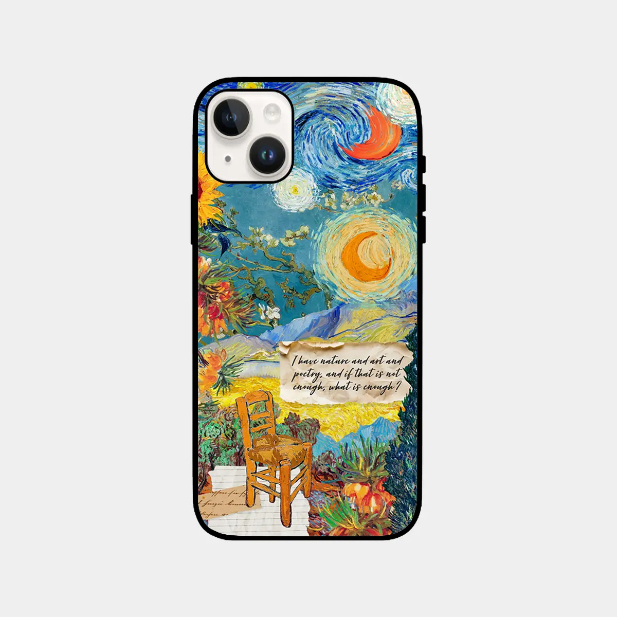 Van Gogh Aesthetic Quote Phone Cover